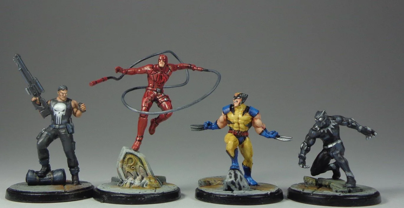 Miniature marvel deals figures